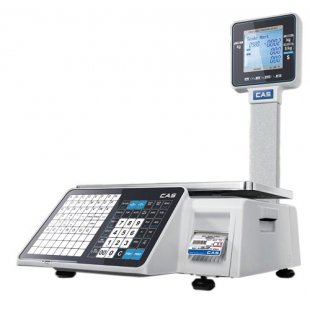 Trade scales CAS CL-3000J-06P with label printing (407x433 x164 in, platform 380x250 in, 220 V)