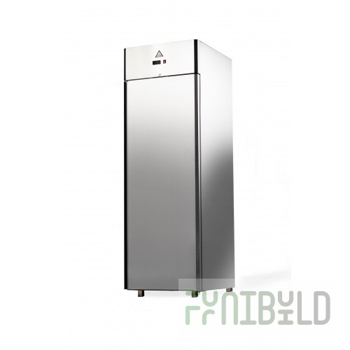 Low-temperature cabinet F0.7-G (710x880x2200 in, 700 l, up to -18 °C) stainless steel