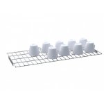 Set of shelves for glasses and cutlery cabinet ШЗДП-4-1200-02-1 (1106х237х21mm, rod AISI304)