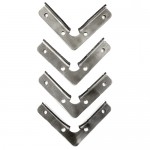 Set of fasteners for fixing the combi steamer