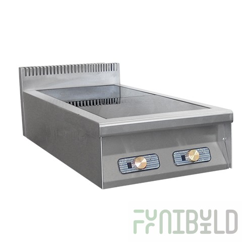 Induction cooker PEI-20-3.5 (490x900x330 in, 2 conf. 7 kW, 380 V), stainless steel