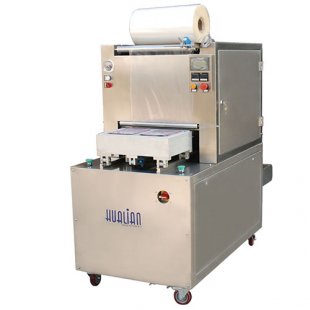 Semi-automatic tray sealer HVT-450M/2 (1360x840x1530 in, 63 m³/hour, 220/380 V, 3.0 kW)