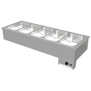 Built-in warm bain-marie for Gastrolux containers VTM-176/GN (1735x640x352 in, 3.6 kW, 220V)