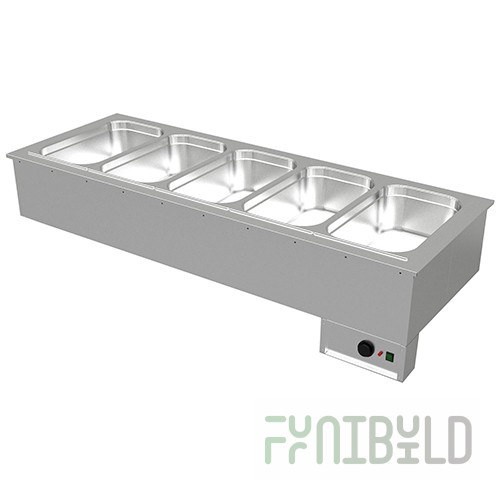 Built-in warm bain-marie for Gastrolux containers VTM-176/GN (1735x640x352 in, 3.6 kW, 220V)