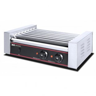 Grill for hot dogs HOT DOG HURAKAN HKN-GW7M (580x330x215mm, 7 rollers, 1.4 kW, 220 V)