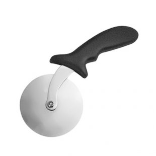 Pizza knife (stainless steel) plastic D=100,L=240/140mm; black, metal "Prootel" art.4070615