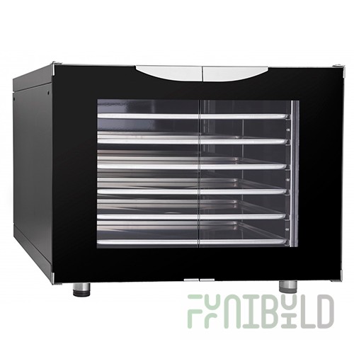 Thermal proofing cabinet ШРТ-12Э (6 levels 600х800/each level 2х600х400 in/for convection ovens КЭП-6, КЭП-10, enamel chamber. without baking trays) enameled body.
