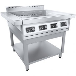 Induction cooker PEI-40-23-01, (840(1050)x850x960(980)mm., 4 conf. 10 kW, 380V)