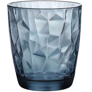 Old Fashion 305ml d=84 h=93mm "Diamond" blue, art.01020494, in pack.6 pcs.