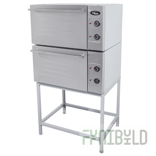 Electric oven cabinet shzhe/2 / 22302 (800x706x1505mm, 2 sections, 8 levels 530x470x30mm, 9 kW, 220V)