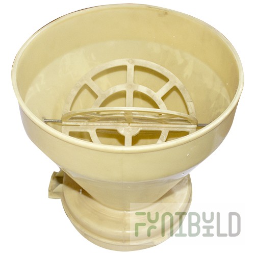 Loading funnel MPR-350.01.02.00.00 (CONE) (wiping device 02.00.00 (cone)) with safety lock