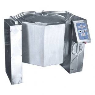 Electric food boiler KPEM-250 O (250 l, 1510x1020x1360 in) without mixer, solid-drawn