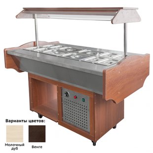 Cooled table for