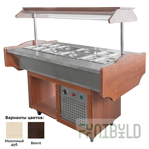 Cooled table for