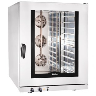 Convection oven KEP-10 (10 levels 400x600 in, 865x895x1150 in, stainless steel chamber, el/mechanical, without baking tray) all stainless steel.
