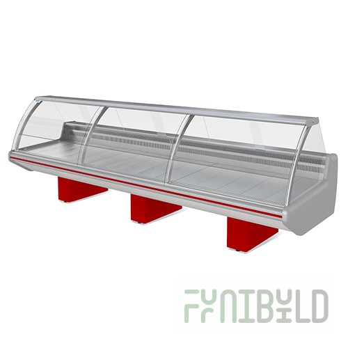 Refrigerated display case Parabel VHSn-1250/1875/2500/3750 in (shields not included)