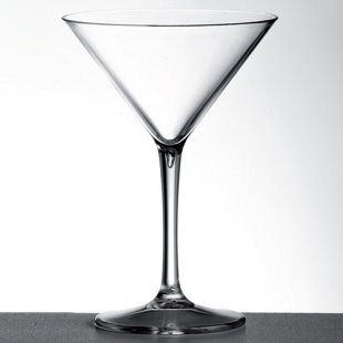 Martini glass Martini PC, NIPCO, volume 230 ml, (transparent) art.190403