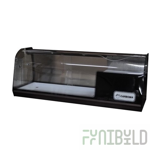 Medium-temperature bar display case 1790x370x285mm, A37 SM 1.8-1 (ВХСв-1.8 Сarboma) 0...+8, 0.42 sq.m.