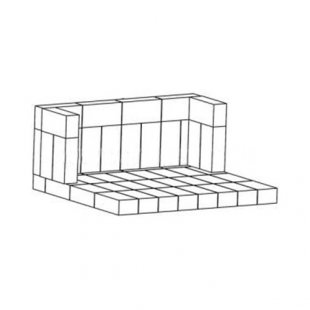 Set of bricks (46 pieces) ARGENTINA