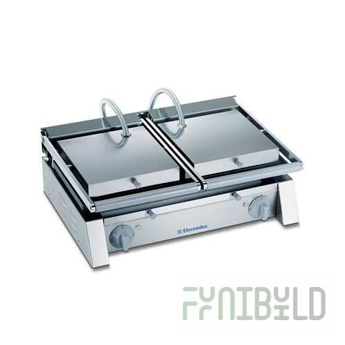 Contact grill ELECTROLUX PGRRD / 602123 (double, 515x435x235mm, ribbed surfaces, 3.1 kW, 220V)
