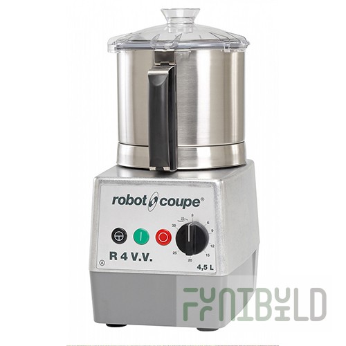 Cutter ROBOT COUPE R4 VV (226x226x440 in, 1 kW, 380V)