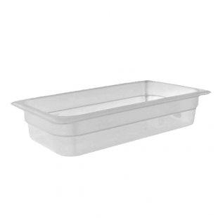 Gastronorm container without lid p/p GN 1/3, H-65, 325x176x65mm, (plastic, transparent), in pack. 21/7 pcs. 422101001