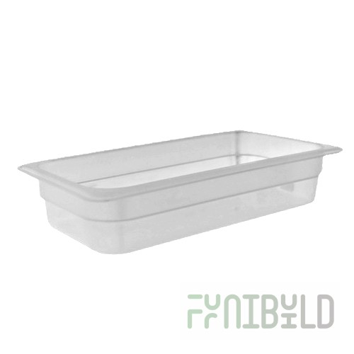 Gastronorm container without lid p/p GN 1/3, H-65, 325x176x65mm, (plastic, transparent), in pack. 21/7 pcs. 422101001