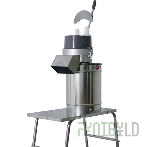 Vegetable cutting and wiping machine OM-350 P with stand (410x300x660, 0.55 kW, 220 V)