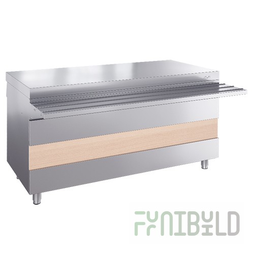 Hot drinks counter PGN-1500-02 (1500x700 (1015*) x880±20 in, 2 220V sockets)
