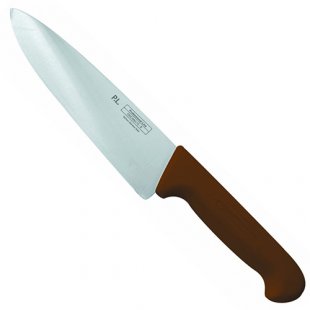 Knife 25 cm plastic. Brown handle