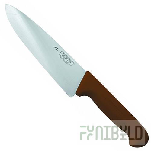 Knife 25 cm plastic. Brown handle