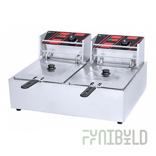Deep fryer HURAKAN HKN-FR66L (570x450x310mm, 5 kW. 220 V)