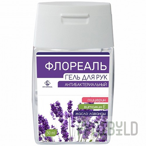 Antibacterial hand gel Floreal PET fl. 50 ml art.9002