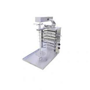 Electric shawarma F2Shme (2 heating elements, with motor) (425x690x770mm, 220V, 5 kW, weight 12kg)