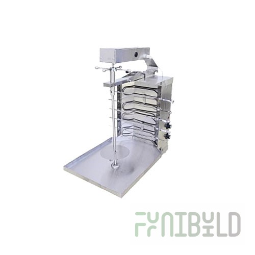Electric shawarma F2Shme (2 heating elements, with motor) (425x690x770mm, 220V, 5 kW, weight 12kg)