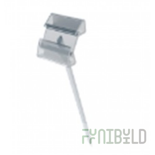 Universal price tag holder for mounting at different angles h=100mm art. DELI-STICK-MINI, 20 pcs. in pack.