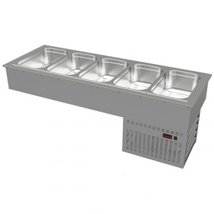 Built-in refrigerated bath for GN Gastrolux VOV-176/GN (1735x640x592 in, 0.4 kW, 220 V)