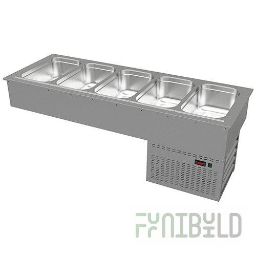 Built-in refrigerated bath for GN Gastrolux VOV-176/GN (1735x640x592 in, 0.4 kW, 220 V)