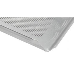 TECHNICOAT aluminum baking tray, perforated 600x800x200mm (3 sides 90°; 1 side 45°; thickness 1.5mm; perforation d 3mm)