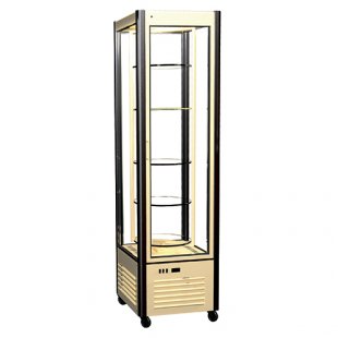 Medium-temperature confectionery cabinet D4 VM 400-2 (R400Cvr beige-brown) 600x575x1850 4 shelves 450 t+2+10