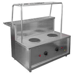 Bain-marie for 1-dish 2 confitures Lira-Profi (MEP-1B/LP) (1120x705(1030)x1220(1240)mm, 2 kW, 220/380 V)