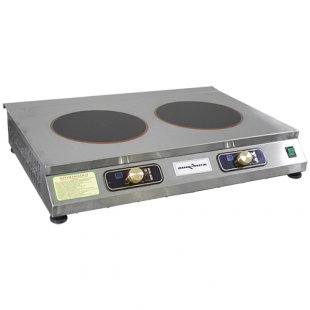 Tabletop induction cooker PEI-20-15-M with mechanical panel (450x700x120, 2 conf. 3 kW, 220 V)