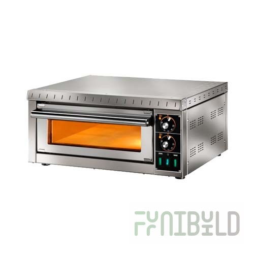 Pizza oven ITPIZZA MD1 (585x500x258 in, 1 chamber 360x410x80 in, 1.6 kW, 220 V)