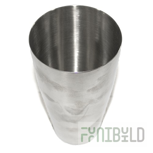 Stainless steel glass for cocktails