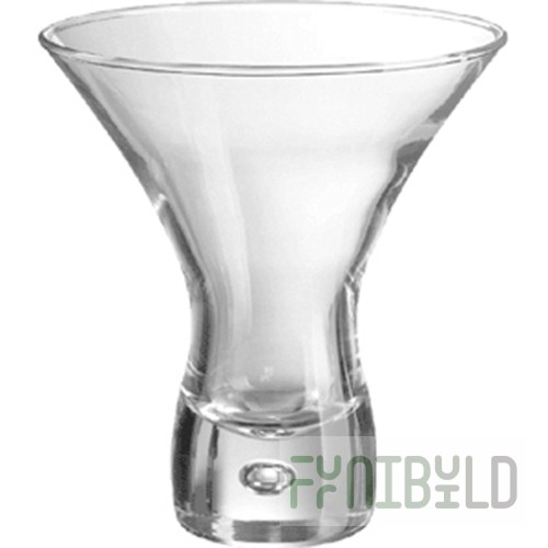 Ice-cream bowl 240 ml d=110/45 h=120 in "Cancan" transparent glass, art. 1130226, in pack. 6 pcs.
