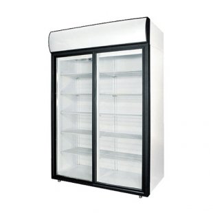 Medium-temperature cabinet V=1400l, DM114Sd-S (SHX-1.4 compartment) (glass sliding doors), +1..+12