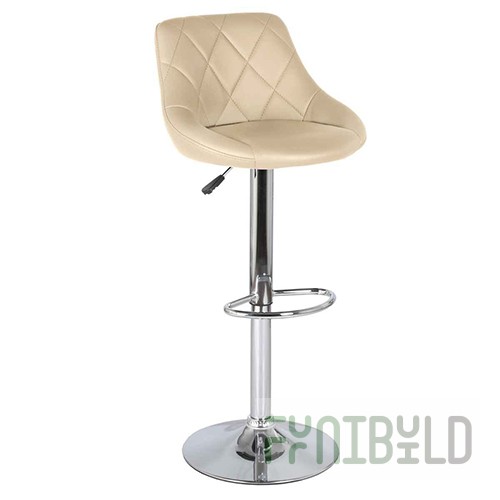 Bar stool "COMFORT" (eco-leather) art. WX-2396 (beige)