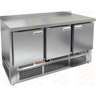 Table with a refrigerated cabinet Hicold SNE 111/TN (1485x600x850mm, 0.22 kW, -2...+10 °C)