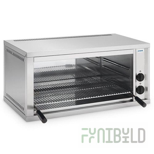 Grill SALAMANDER TECNOINOX SEF2/0 216023 (790x400x390 in, 4 kW, 380 V)