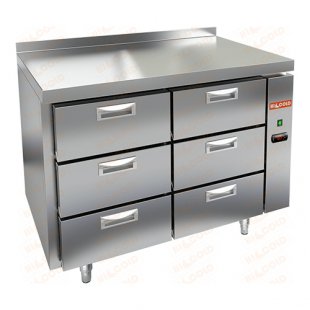 Table with refrigerated cabinet Hicold SN33/TN P (1055x600x850mm, -2...+10 °C)